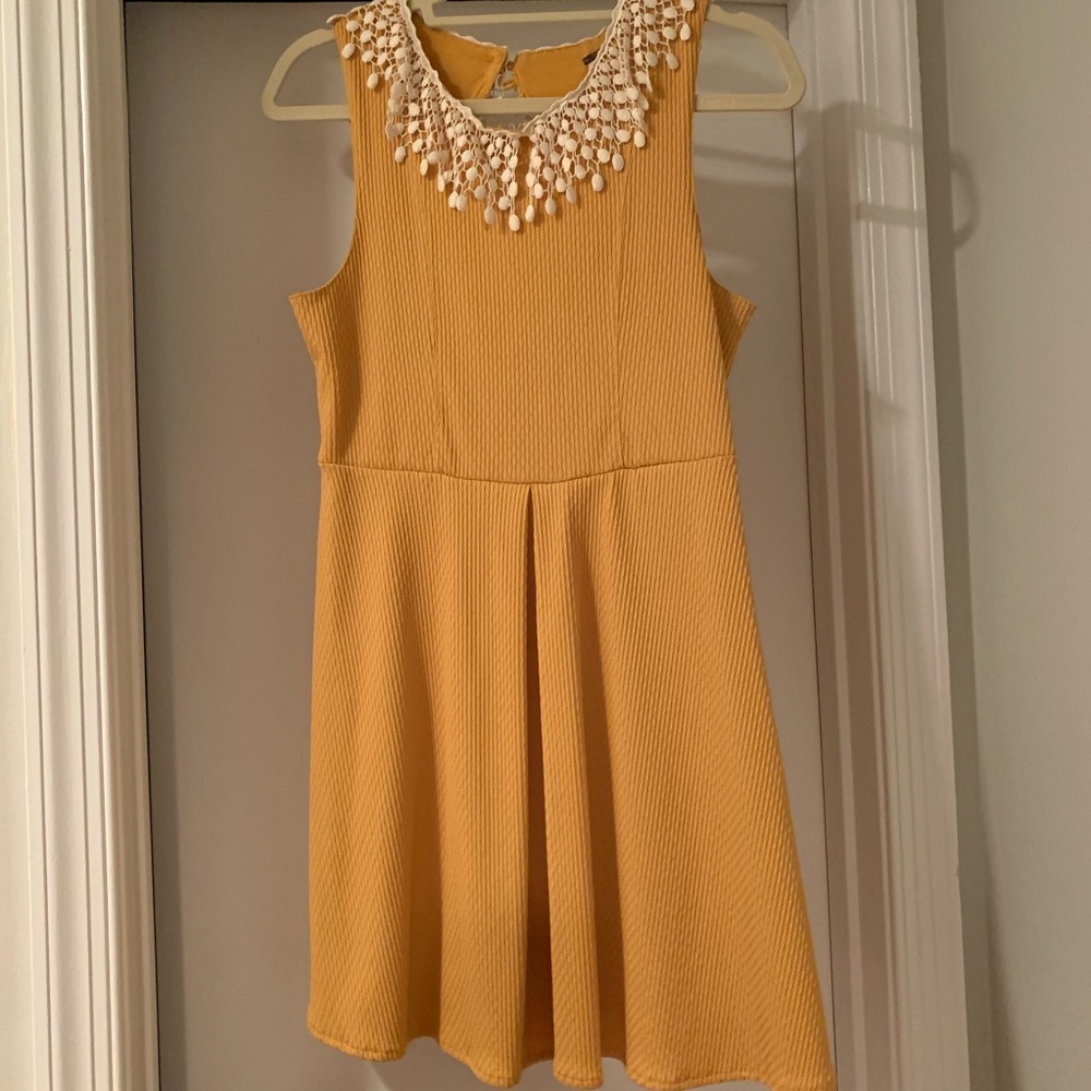 Free people mustard dress